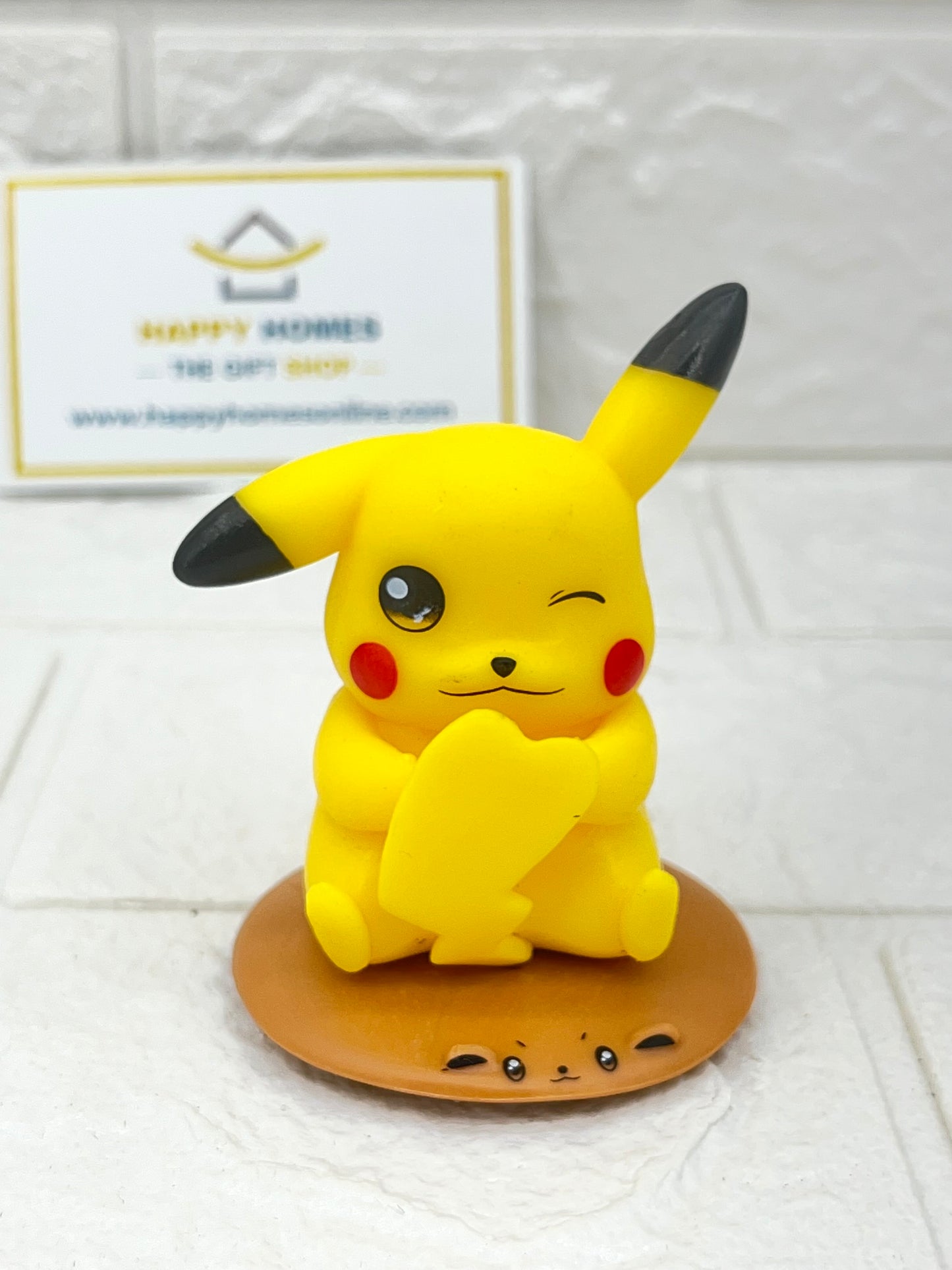 Cute Wink Small Pikachu Pokemon Figurine