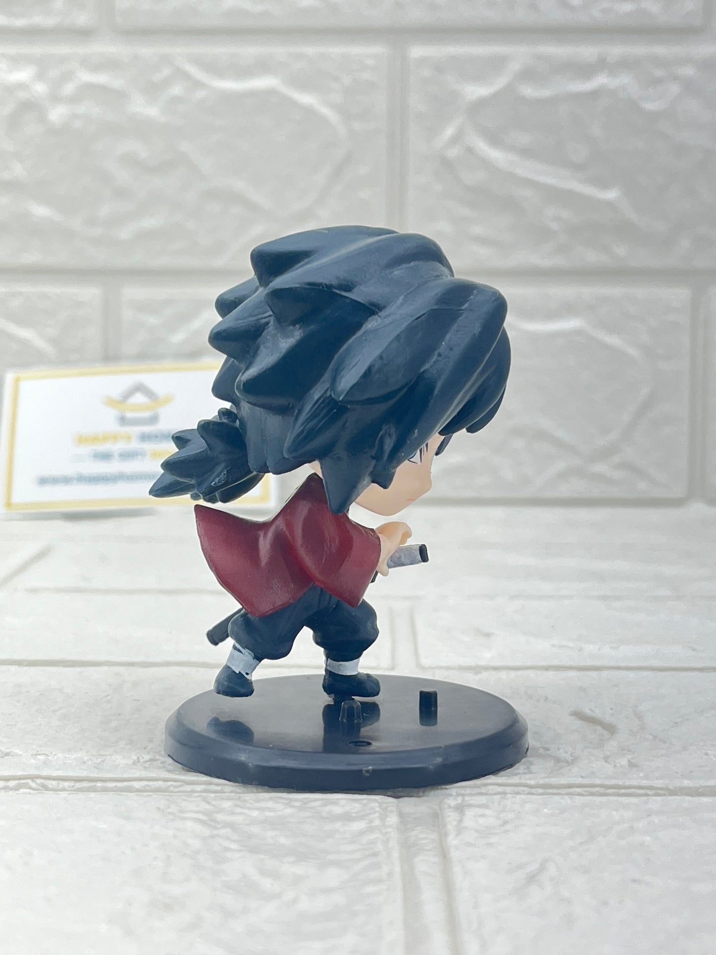 Red Small Giyu Tomioka Demon Slayer Figurine