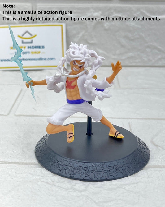 Fastest Blue Sword White Luffy One Piece Figurine