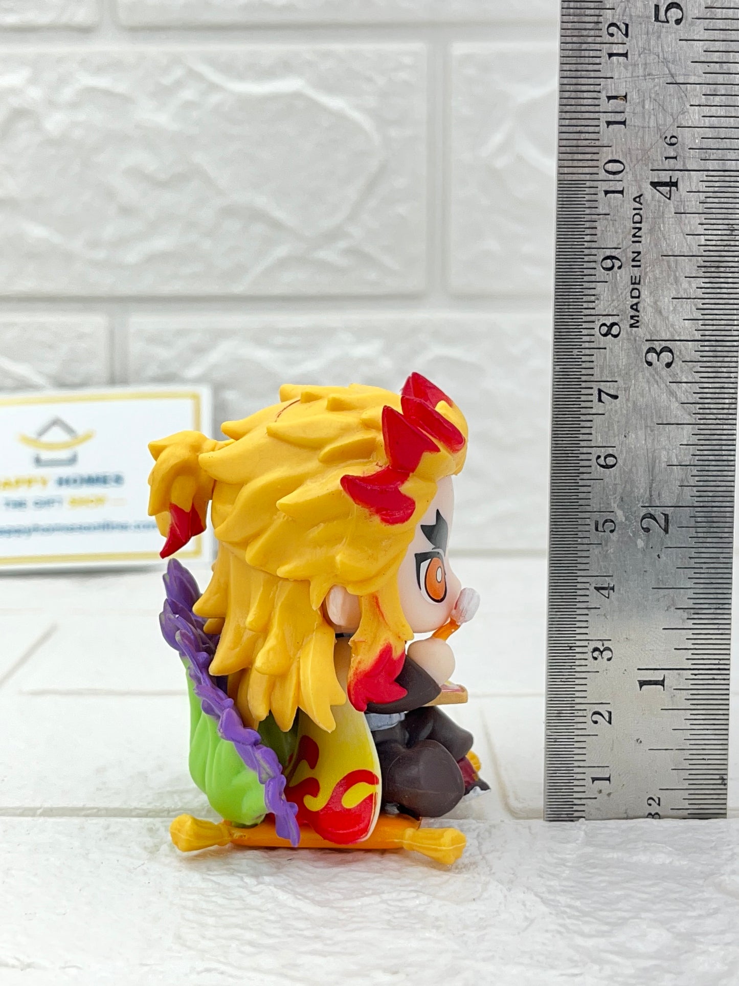 Cute Eating Rengoku Demon Slayer Figurine
