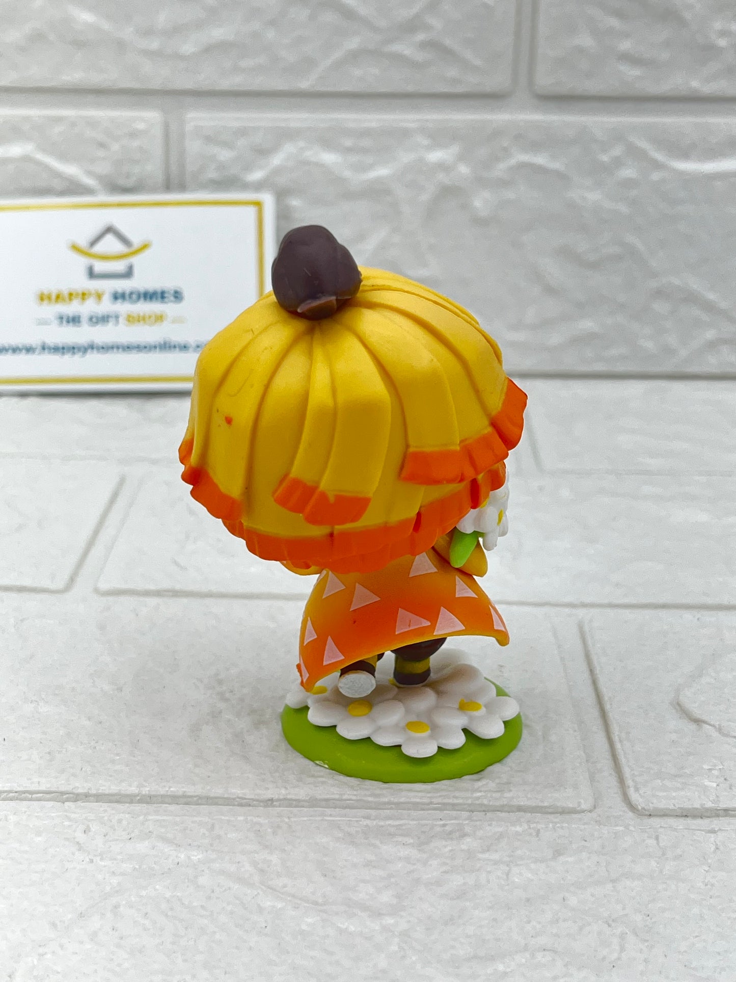 Happy Flowery Zenitsu Demon Slayer Figurine