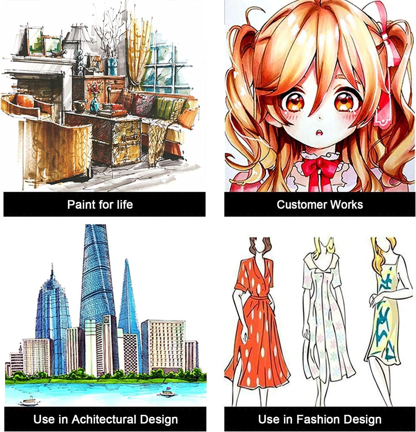 Professional sketchpen(24pcs)