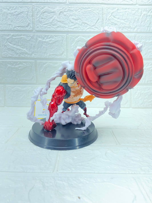 22cm Red-Colored Four Gear Luffy One Piece Figure