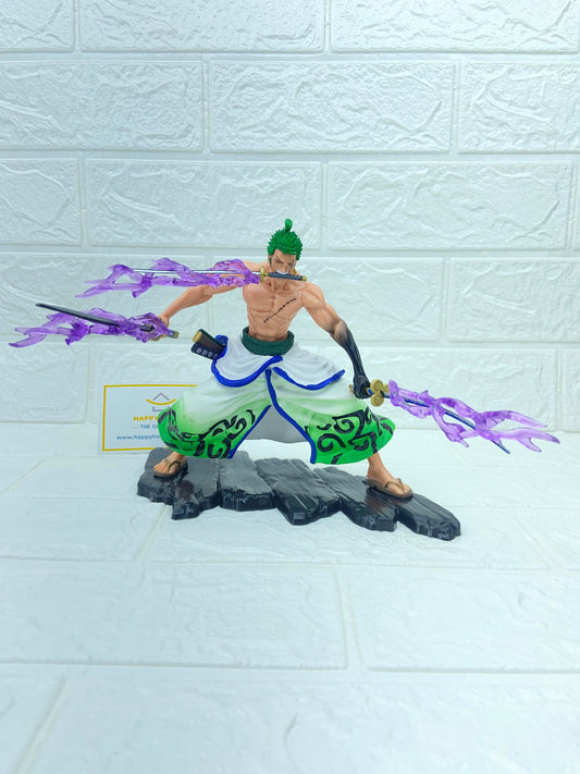Zoro Wano Country Outfit One Piece Figure 17cm 20cm