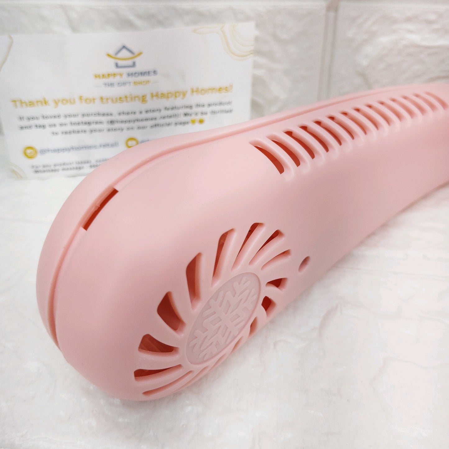 Neck cooling fan