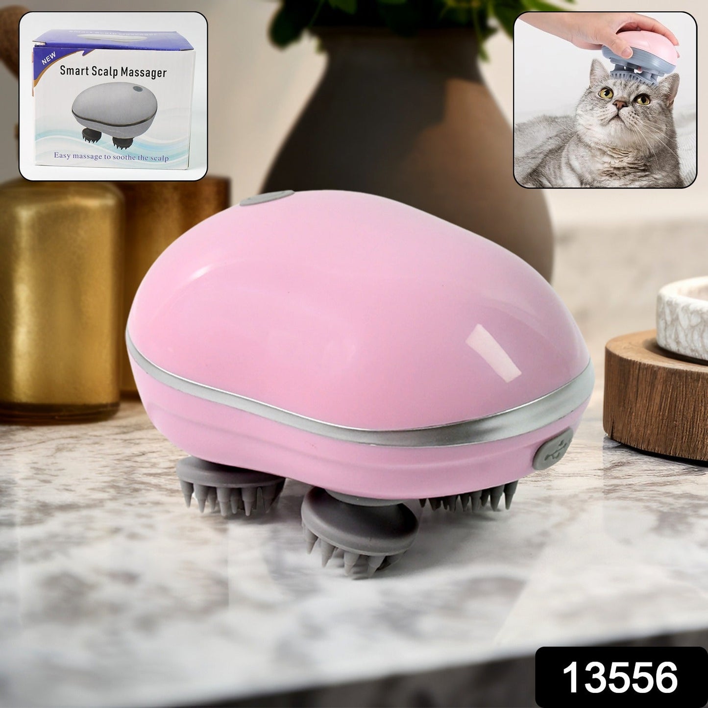 Electric scalp massager