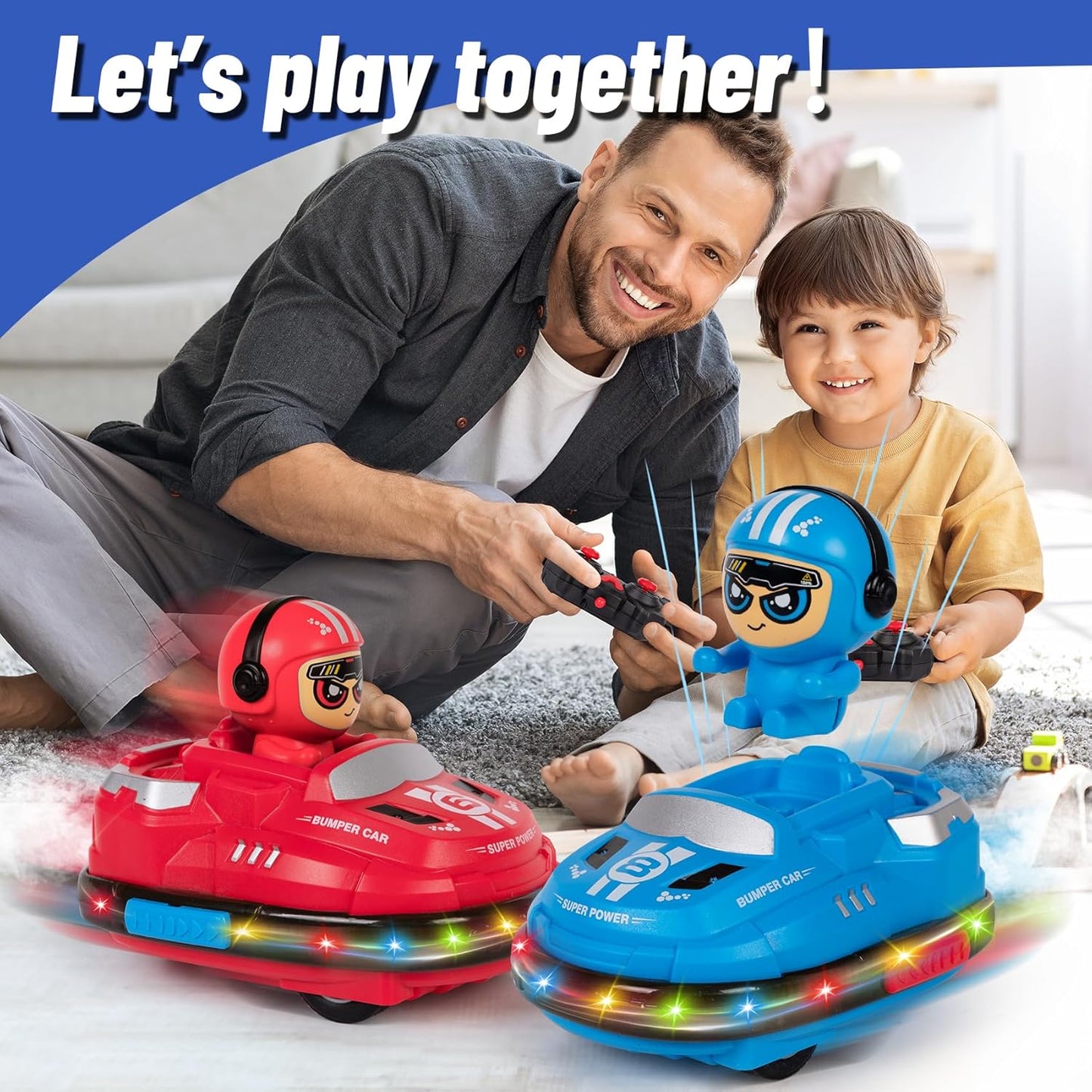 Gokart remote control collision car