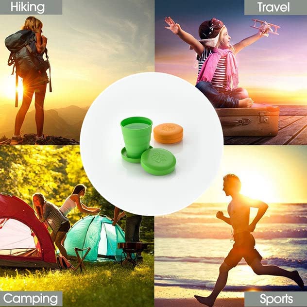 200ml silicon foldable cup