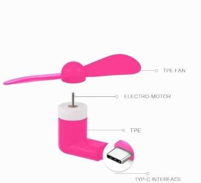Type C mini fan