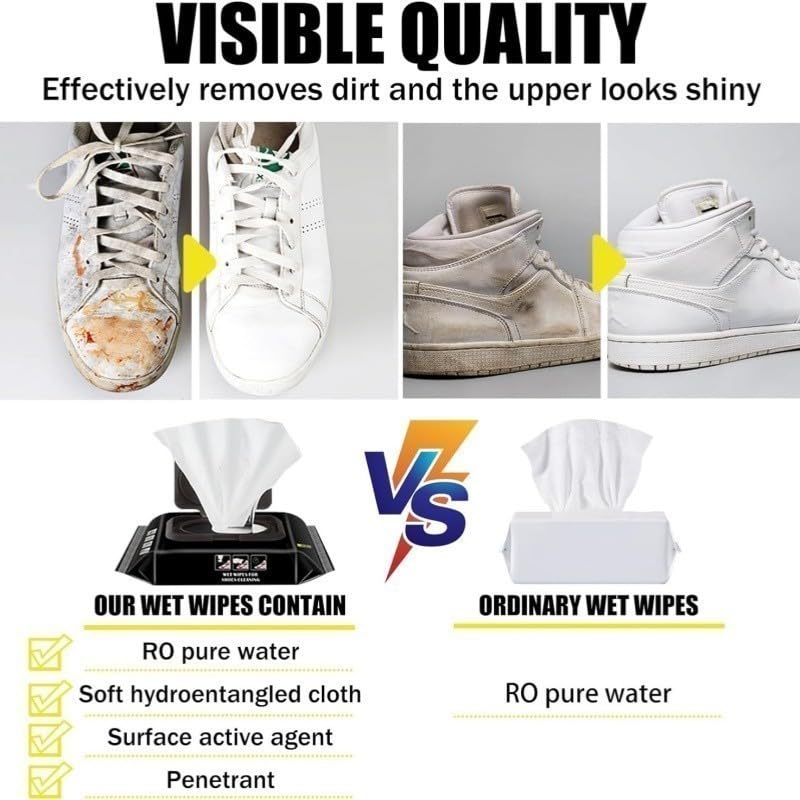 Shoes cleaner wipes