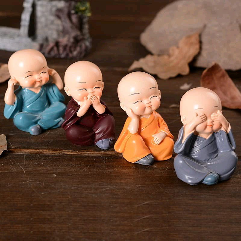 Set Of 4 Buddha