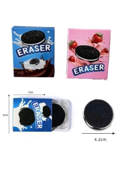 Oreo Eraser Biscuit Design