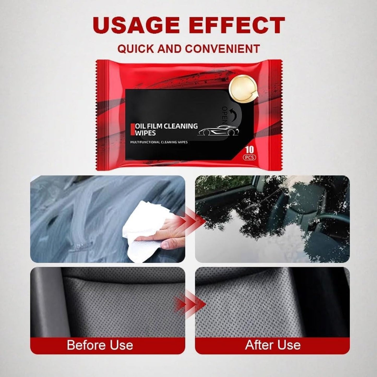 Yikexin oil film cleaning wipes