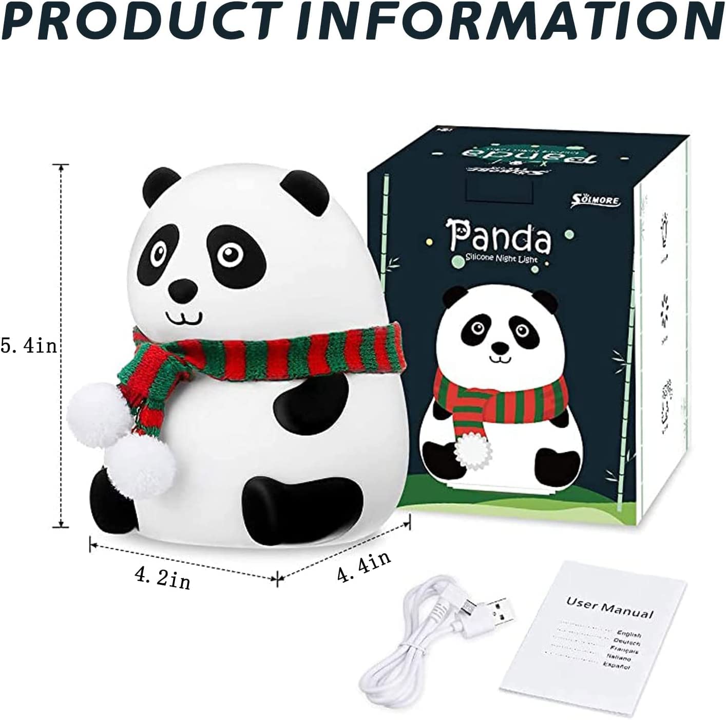 Panda Night Light Lamp