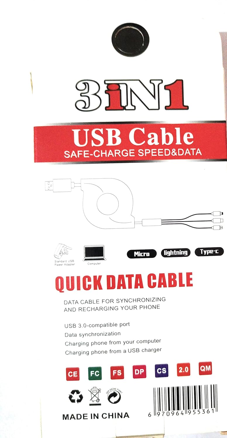 3-in-1 Charging Cable