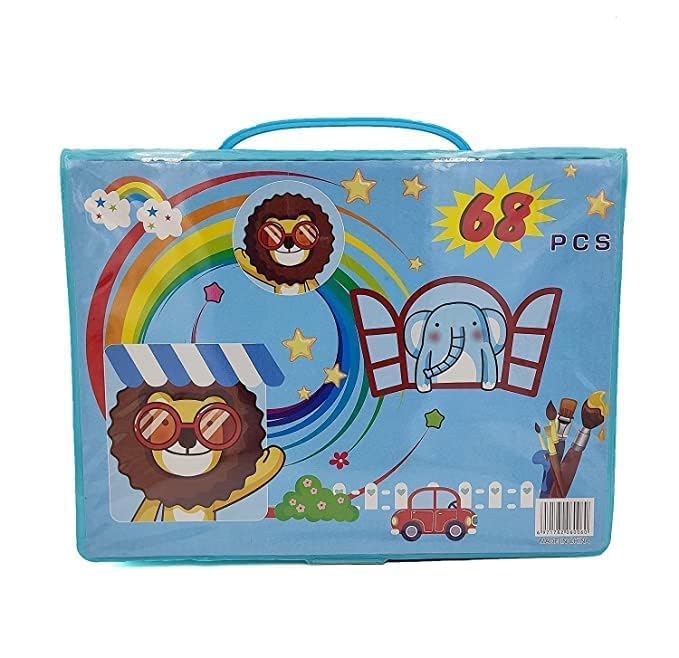 68-piece colouring set for kids