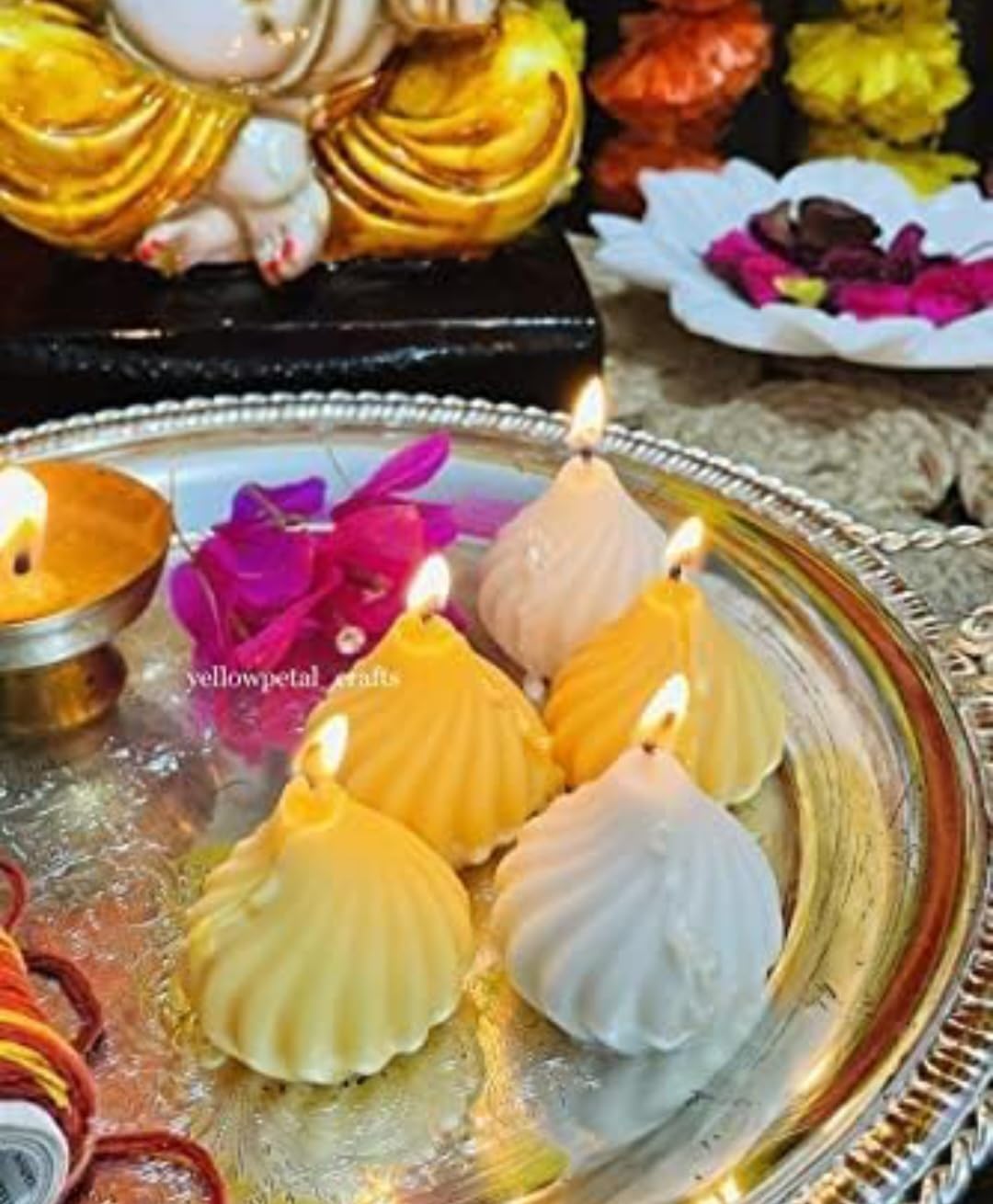 Wax Aarti Modak Candles
