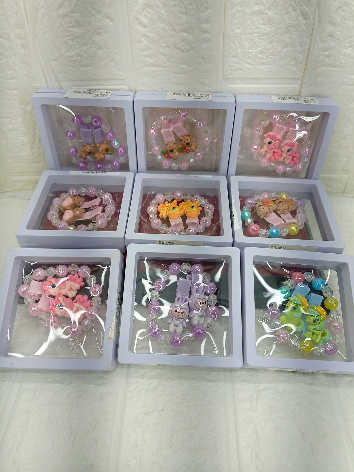 Labubu shape bracelet with clip