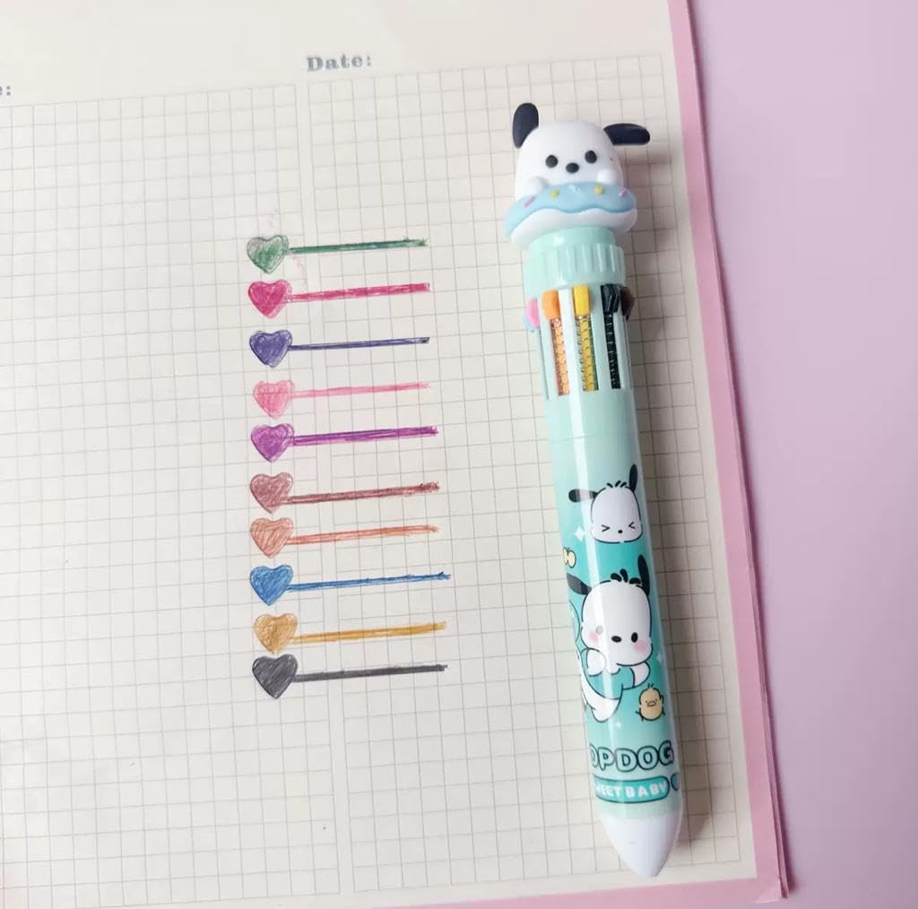 10-in-1 Multi-color Ballpoint Pen