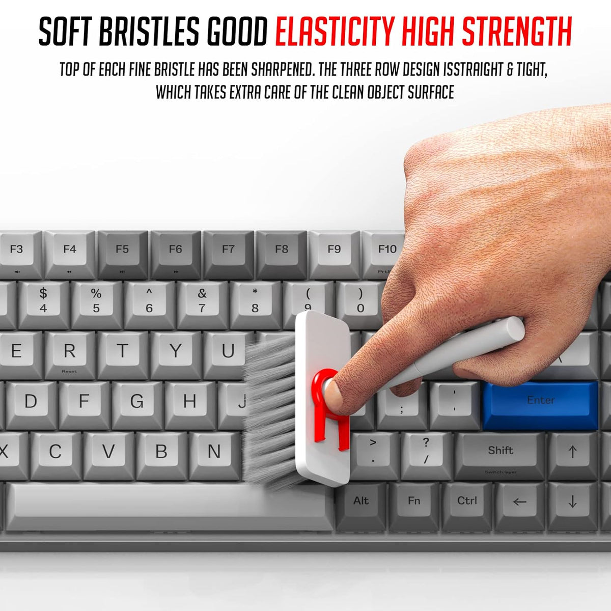 multifunctional keyboard cleaning brush.