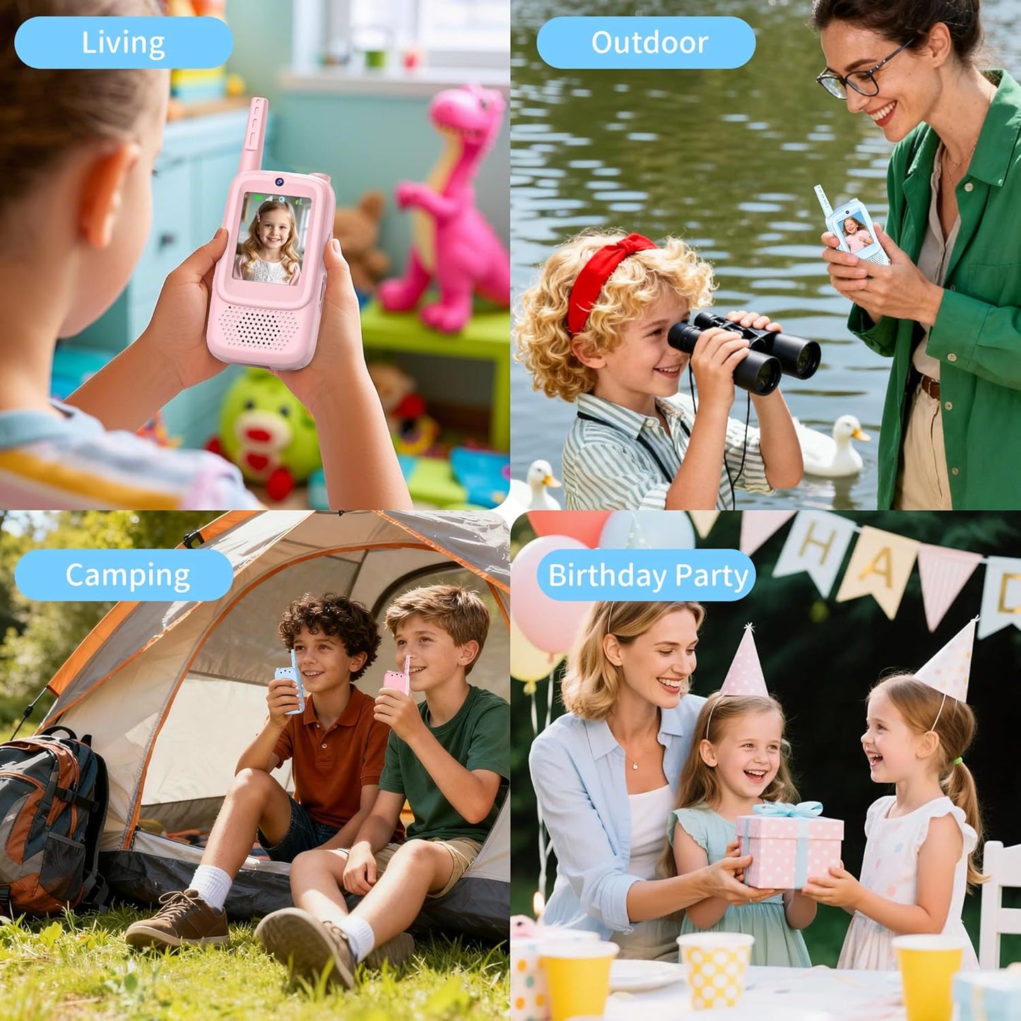 Video call walkie talkie toy for kids
