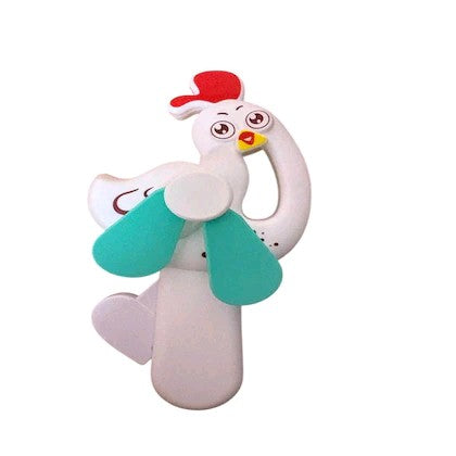 Cute Rooster Handheld Mini Fan