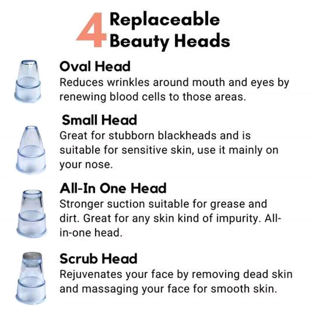 4 in 1 electric blackhead remover