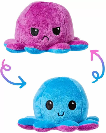 Reversible Octopus Soft Toy 12 cm