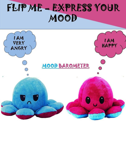 Reversible Octopus Soft Toy 12 cm