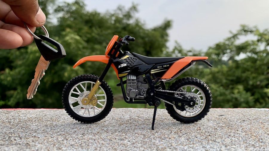 Orange KTM Dirt Bike