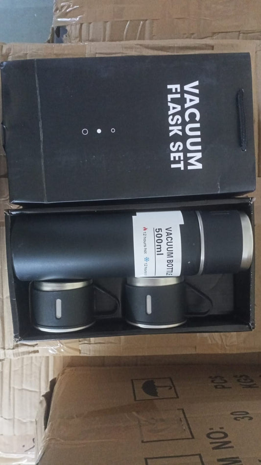 Vacuum Flask Set 3 Cup Set