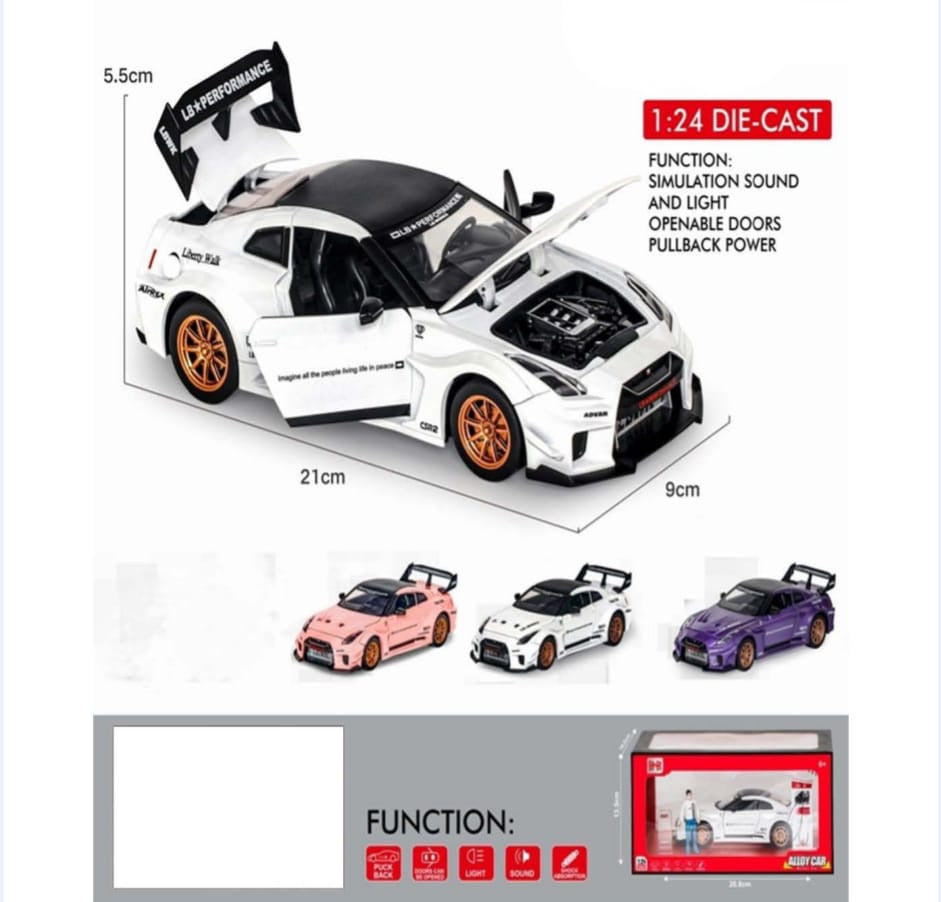 K2-31A - diecast - Nissan GTR R35 - 1-24 scale