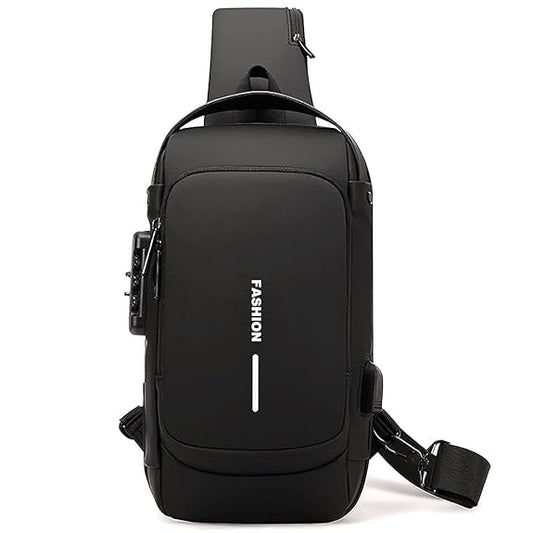 Anti theft cross body bag