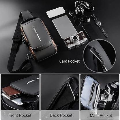 Anti theft cross body bag