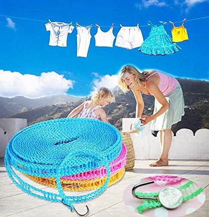 windproof anti slip clothes drying nylon rope