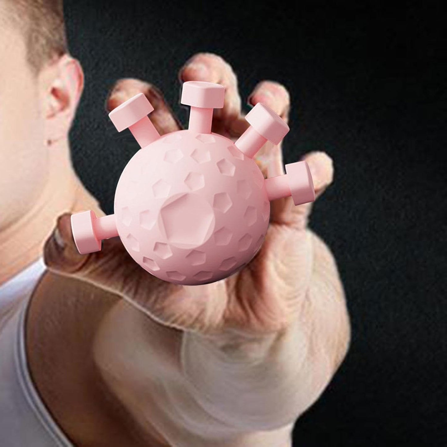 Finger hand grip strengthener
