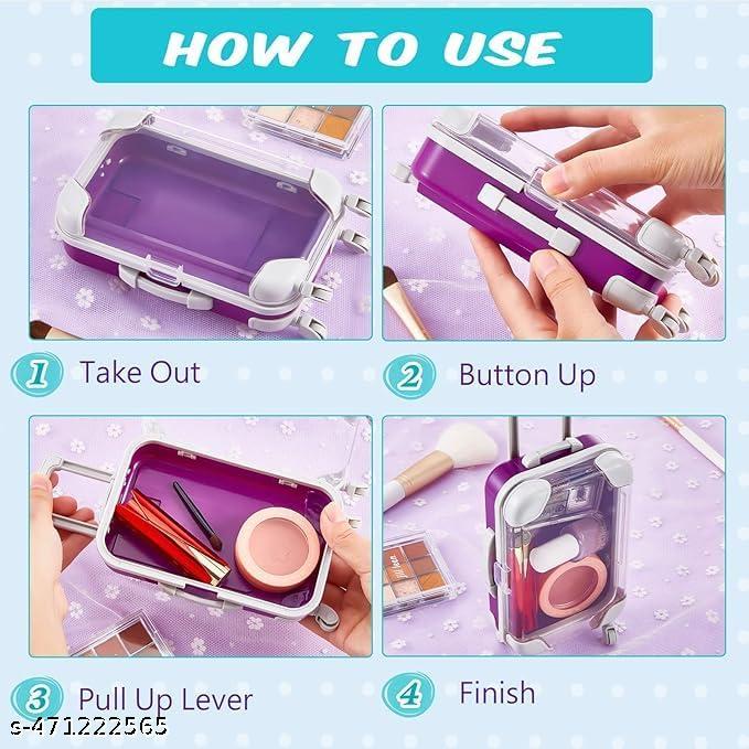 Mini eyelash luggage suitcase