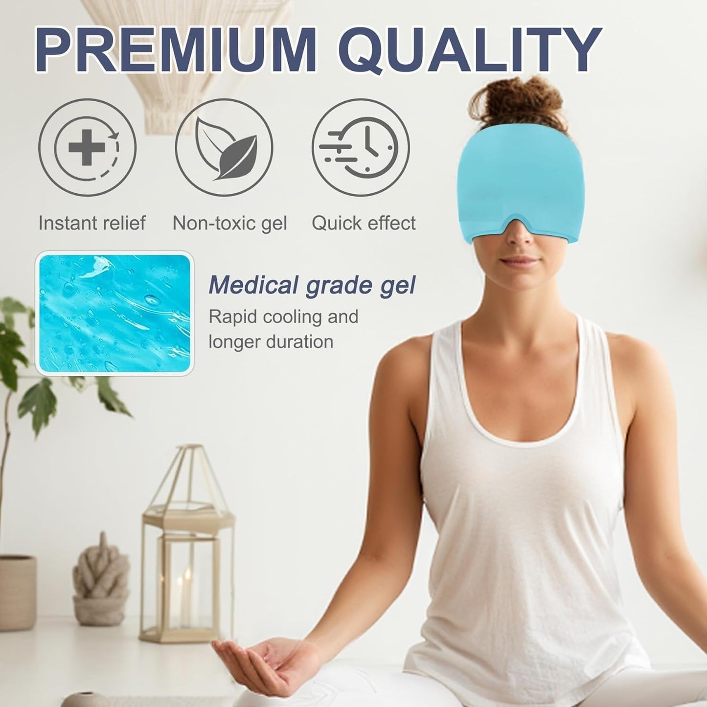 Migraine relief cap