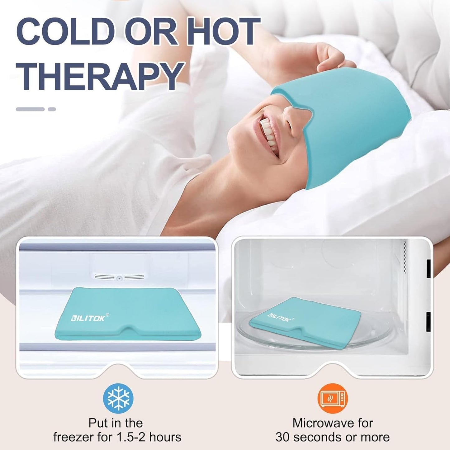 Migraine relief cap