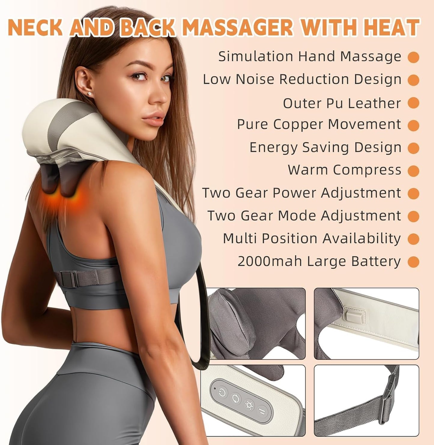 Neck and shoulders massager