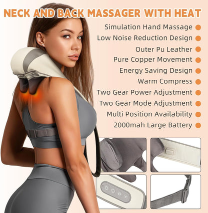 Neck and shoulders massager