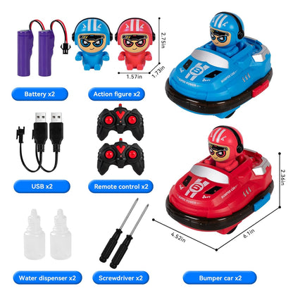 Gokart remote control collision car