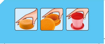 200ml silicon foldable cup