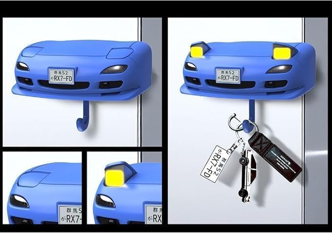 RX-7 FD LED Wall Key Holder