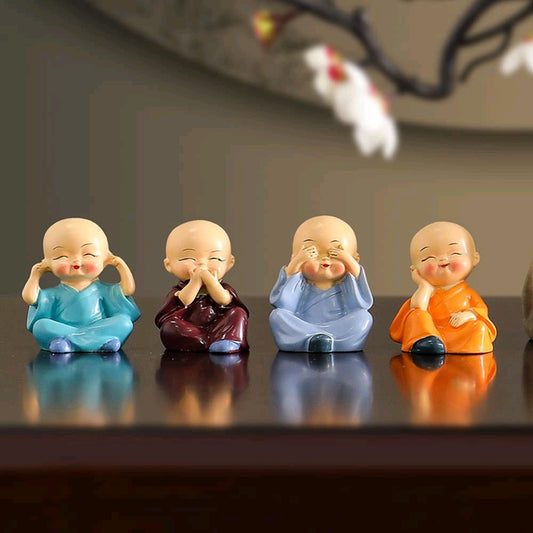 Set Of 4 Buddha