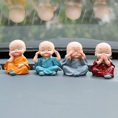 Set Of 4 Buddha