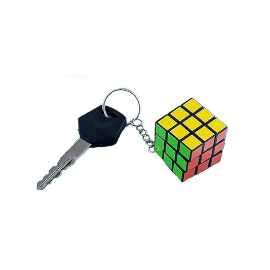 Mini Rubik's cube keychain