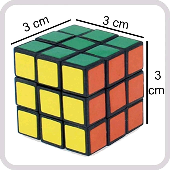 Mini Rubik's cube keychain
