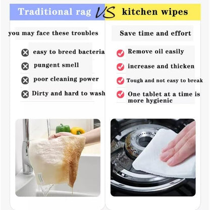 Kitchen cleaning wipes
