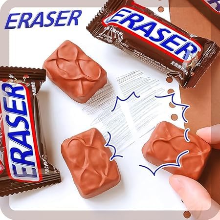 Snickers Eraser Chocolate Design
